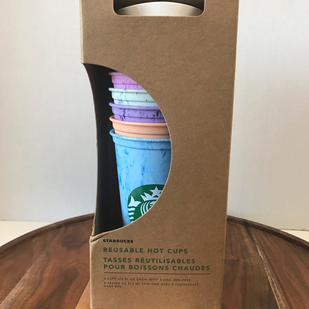 Starbucks reusable Siren plastic 🌈 rainbow cups
